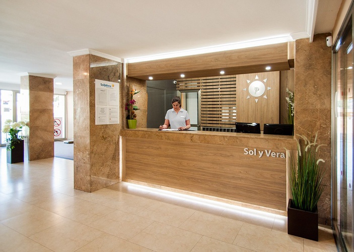 Recepción Apartamentos Sol y Vera Magaluf Mallorca